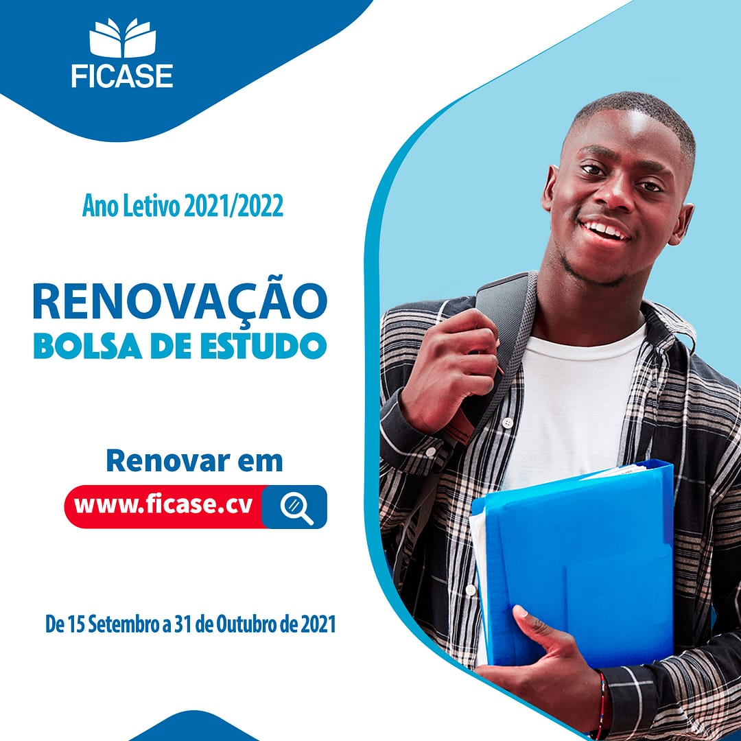 Ano Letivo 2021/2022: Renovação de Bolsa de Estudo decorre de 15 de setembro a 31 de outubro de 2021
