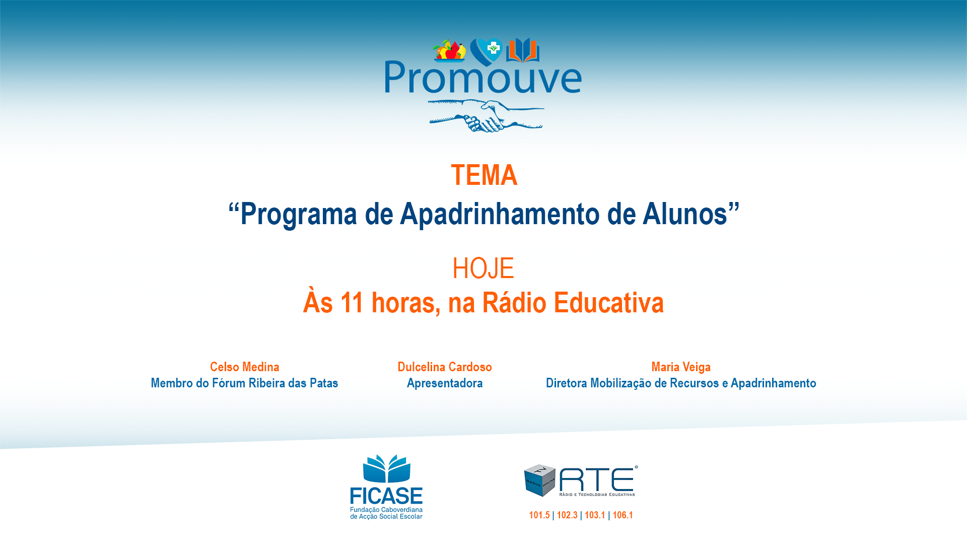 FICASE estreia programa radiofónico “PromOuve” em parceria com a Rádio Educativa