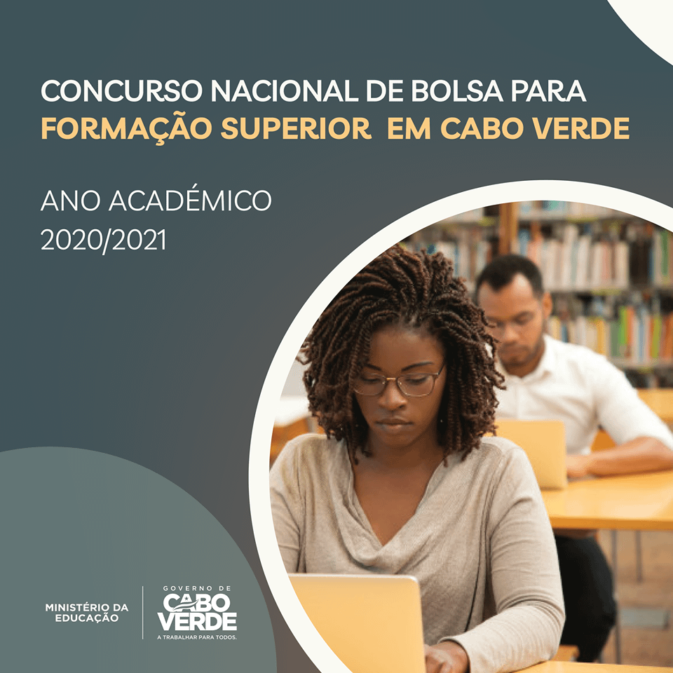 Aberto Concurso Nacional de Bolsas de Estudo, no País, ano académico 2020/2021